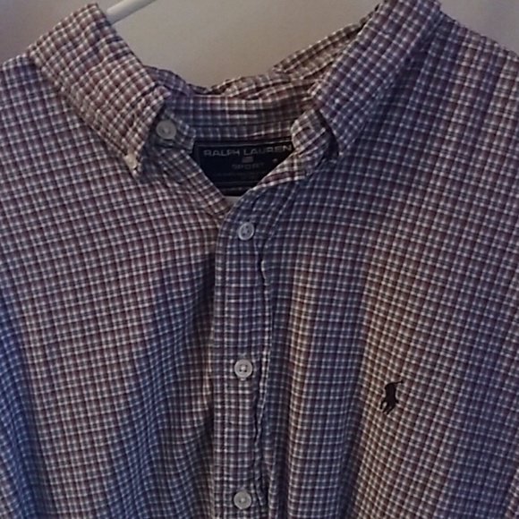 Vintage Polo Ralph Lauren plaid short leeved shirt - Picture 3 of 4